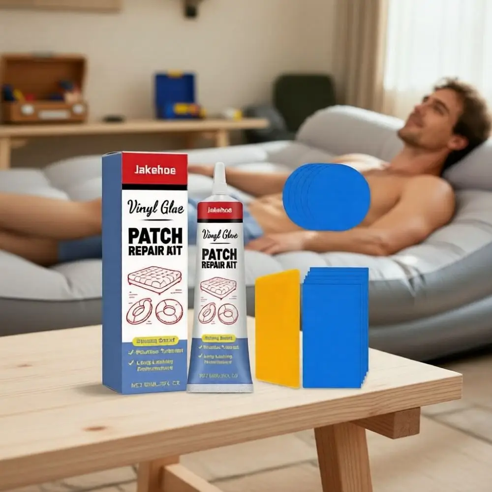 60ml Inflatable Mattress Repair Glue Adhesive Application Convenience Set Camping Sleeping Pad Glue Repair Kit Repairing Gaps