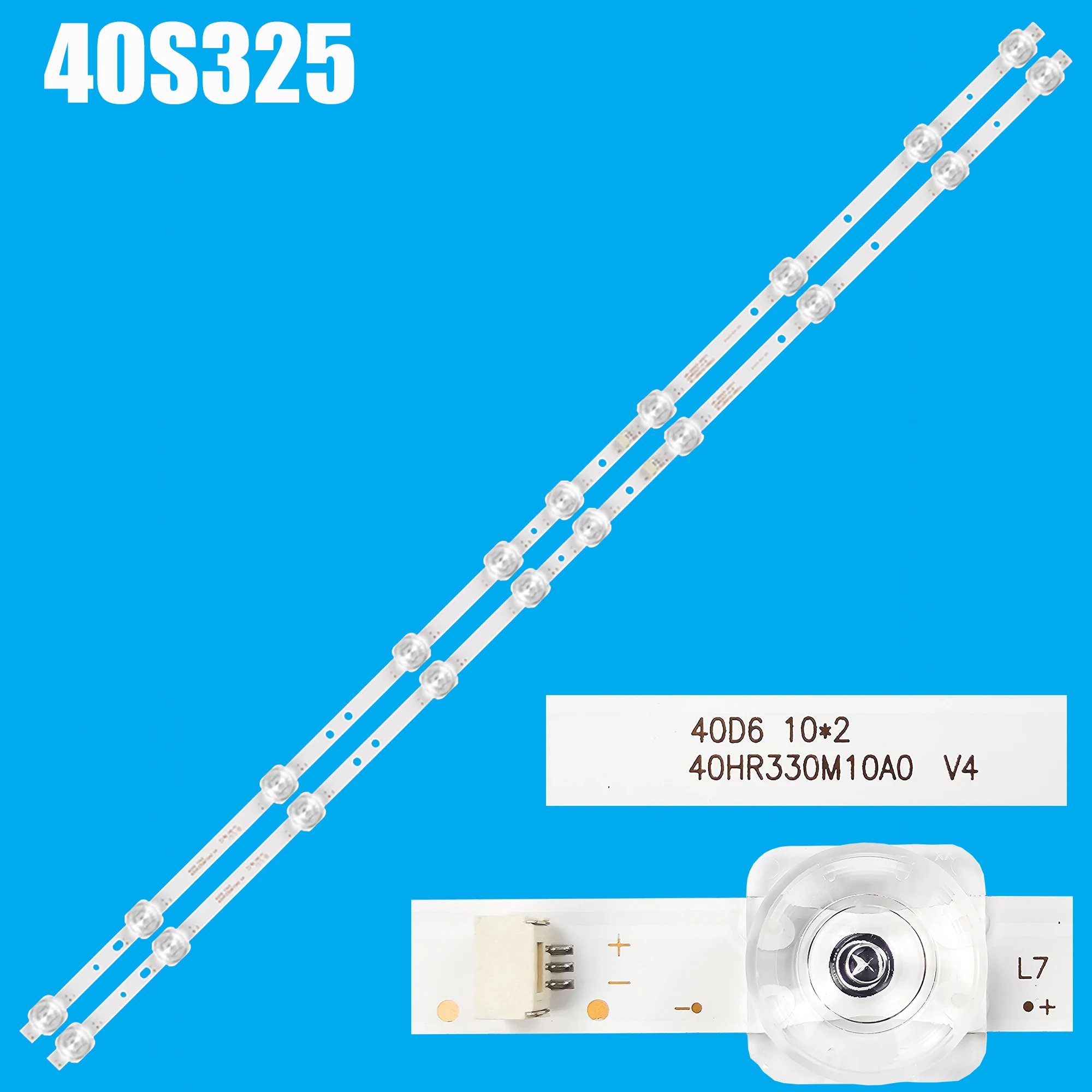 

1/5/15 set LED backlight Strip for TCL 40D3000 40HR330M10A0 40S6500FS 40D6 10X2 V4 4C-LB4010-HR01J 40S6500 TLC 40F6F 40L2F