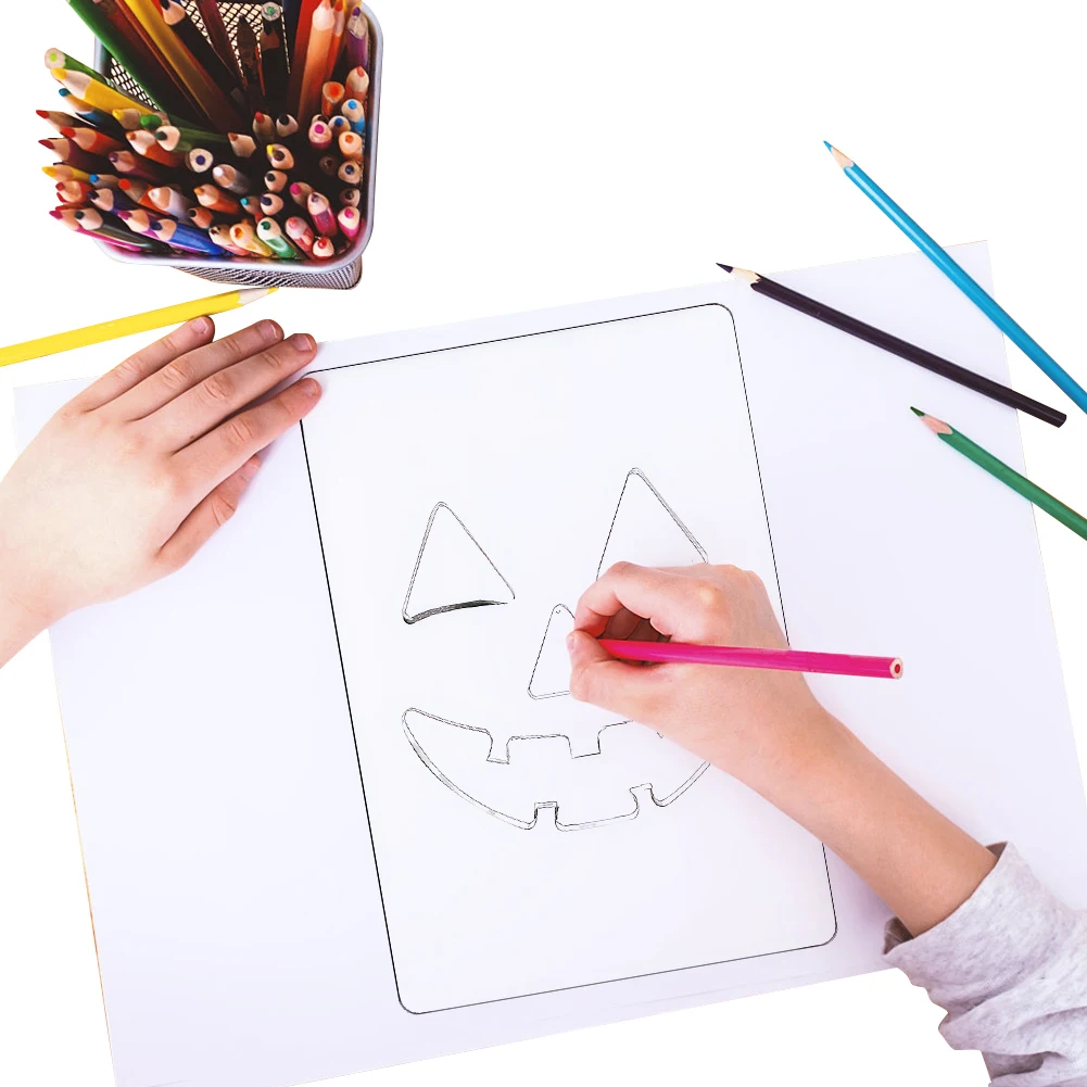 هالوين اليقطين شبح الخفافيش الوجه اللوحة الزخرفية الإستنسل قطع معدنية يموت DIY بها بنفسك اليقطين نحت جدران خشبية ديكور فني