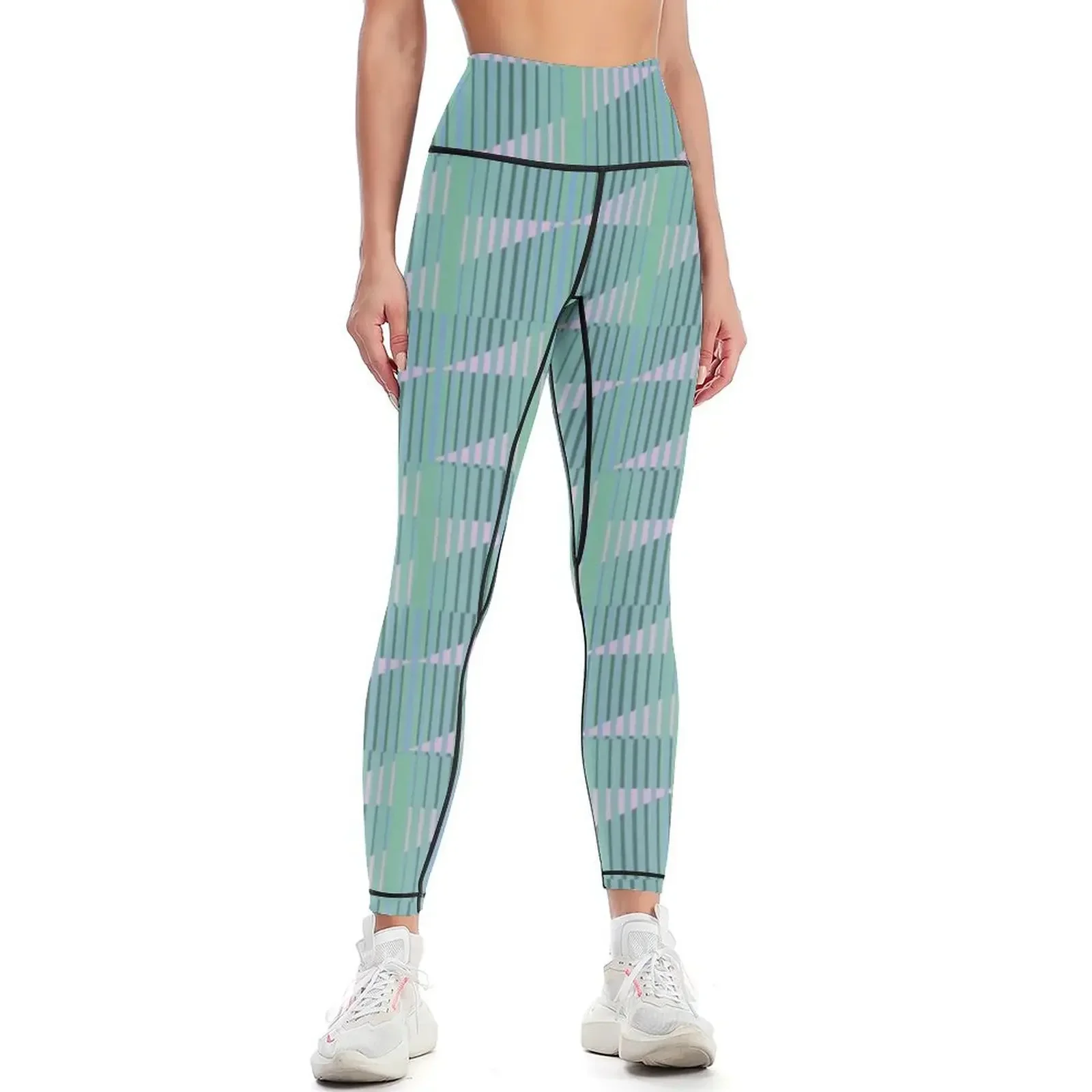 

Stripes and triangles Leggings sports for gym sport set Pants sport legging pants raises butt Womens Leggings