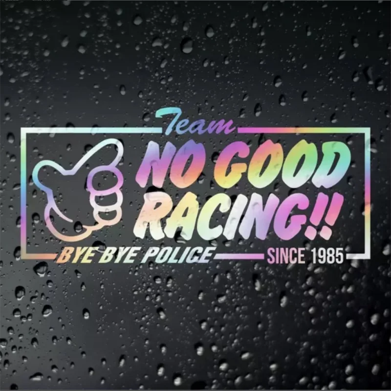 Japan No Good Racing Since 1985 Loop Vinyl Tape JDM Sticker Car Styling Decor Decal For Motorcycle Auto Modification Accessories