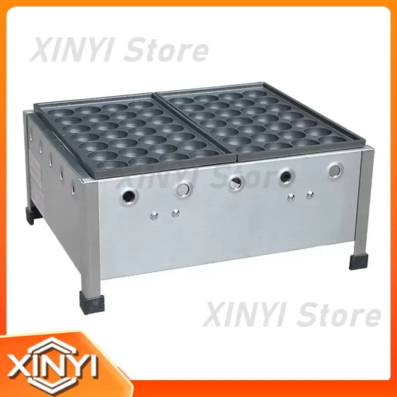 Gas Takoyaki Grill 1 2 3 Tray Fish Ball Maker Japanese Style Non Stick Baking Pan Oven for Home Commercial Use