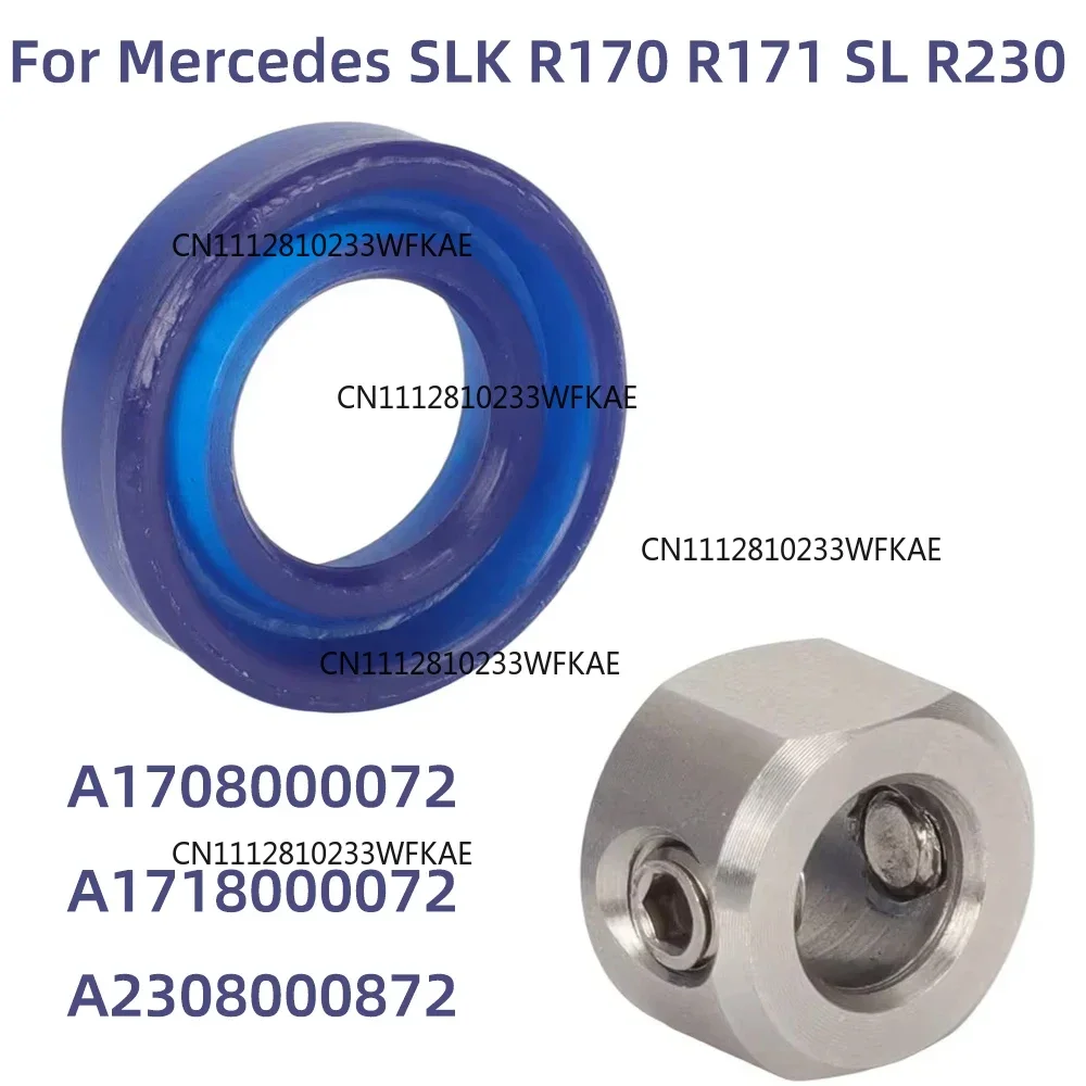 For Mercedes SLK R170 R171 SL R230 Hydraulic Cylinder Vario Roof Top Hydraulic Oil Seal Kit A1708000072 A1718000072 A2308000872