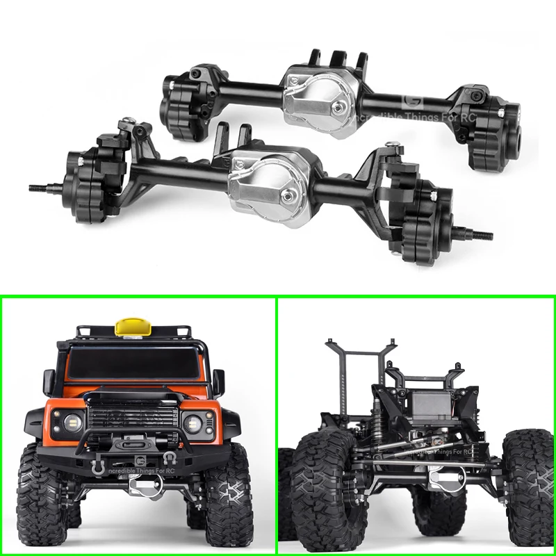 

1pcs Simulation Metal Axle Alloy Casting for 1/10 RC Crawler Car Traxxas TRX4 Defender BRONCO CHEVROLET G500 Accessories