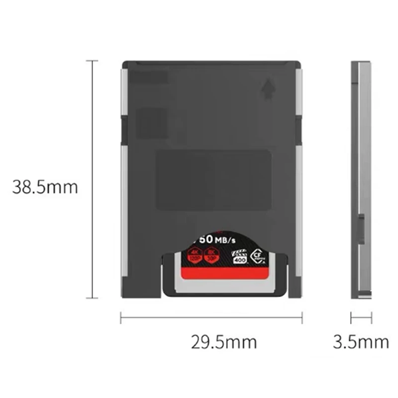 CFexpress Type-A to Type-B Memory Card CFA to CFB Adapter Compatible with Camera 8K RAW PCIe Expansion-ABLA