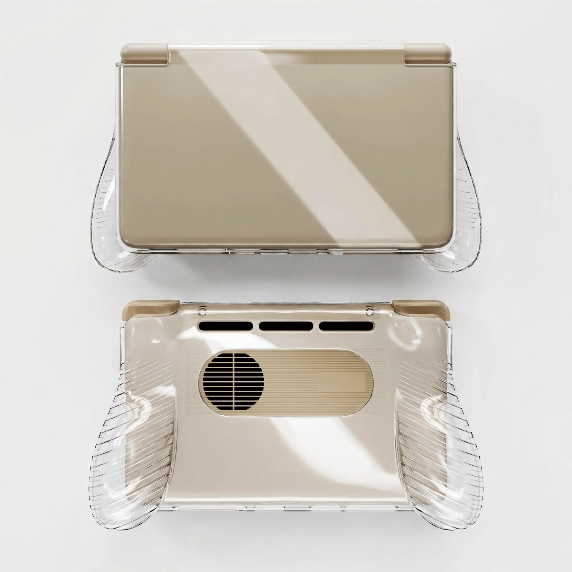 For AYN THOR TPU Case Handheld Carry Bag THOR Dual Screen Flip Game Console TPU Soft Shell Antifall Protective Storage Bag