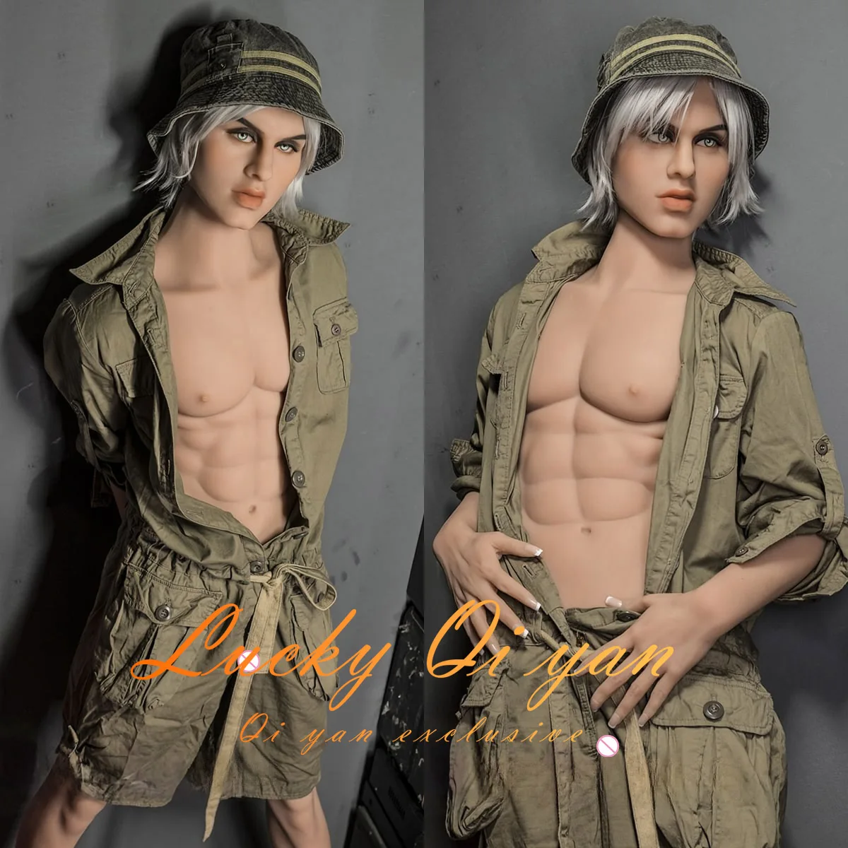 Male Dildo Sex Doll Real Man Doll Sex Toy Female Pleasure Muscle Men's Torso Gay Female Masturbation Couple 18+