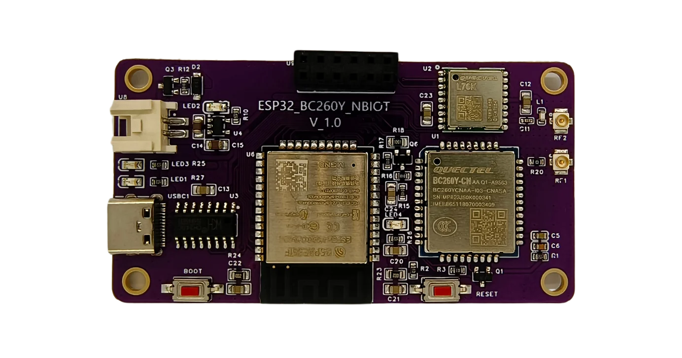 ESP32 BC260Y L76K GPS positioning, IoT NB-IoT MQTT development board