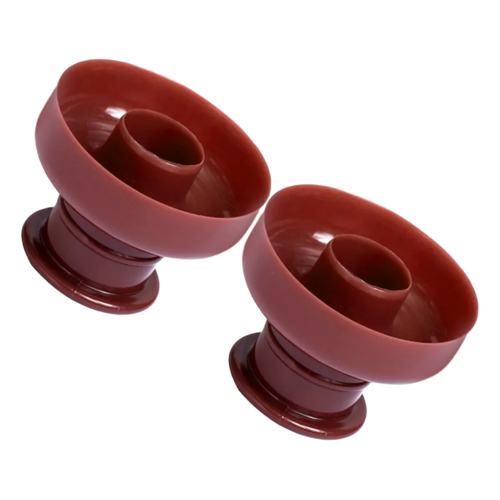 2Pcs Donut Mold Decorative Round Doughnut Making Mold Nonstick DIY Baking Tool Kitchen Accessory Baking Accessory