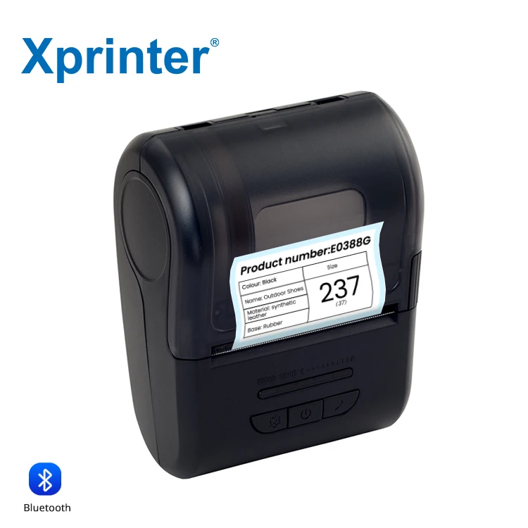 Xprinter XP-P210 Portable Thermal Receipt Printer Mini Impresora Portatil 2Inch Portable Shipping Label Printer Dual Duties