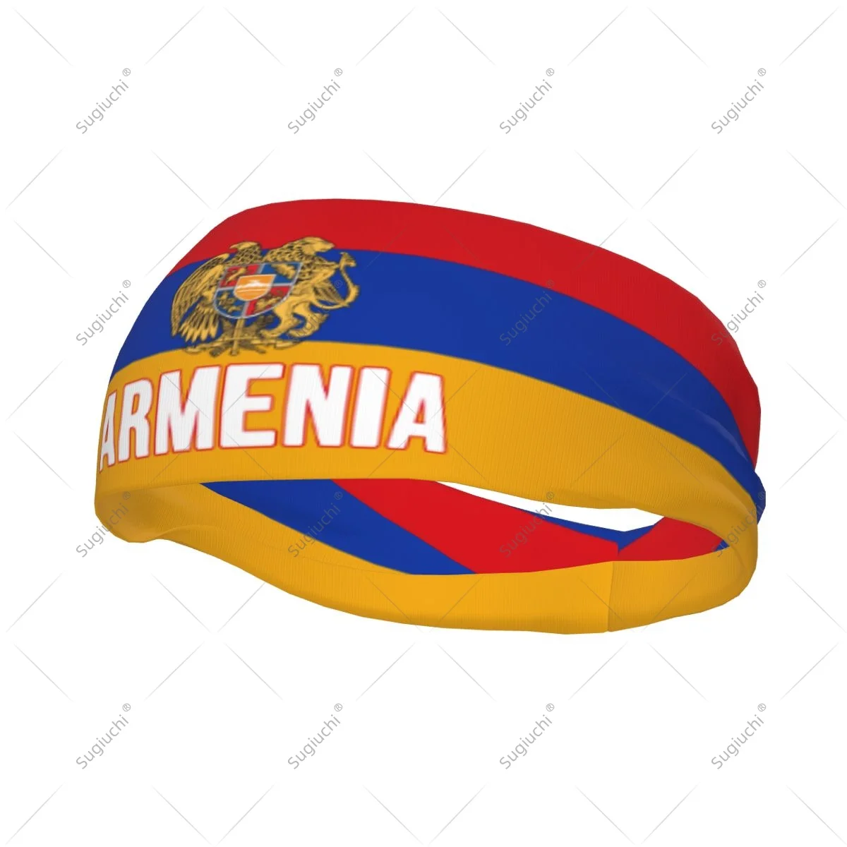 

Men Women Armenia Flag Elastic Wide Headbands For Yoga Fitness Tennis Running Gym Sports