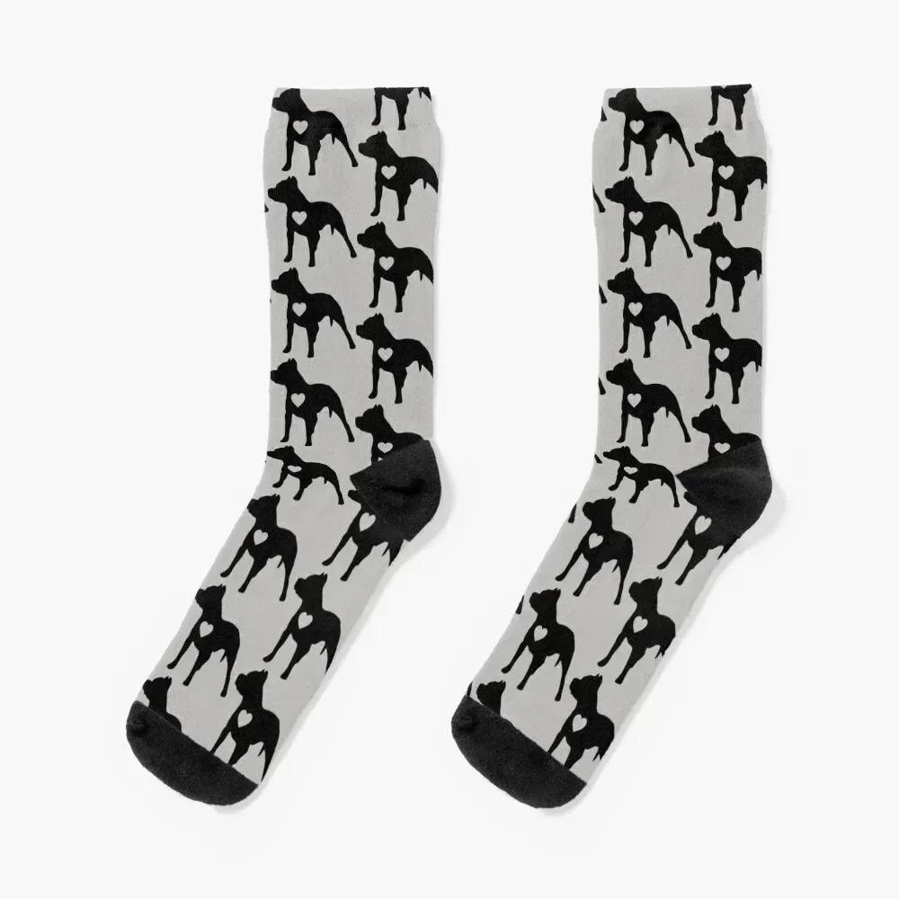 

Pit Bull Love Socks funny gifts Men's Socks Male Women's