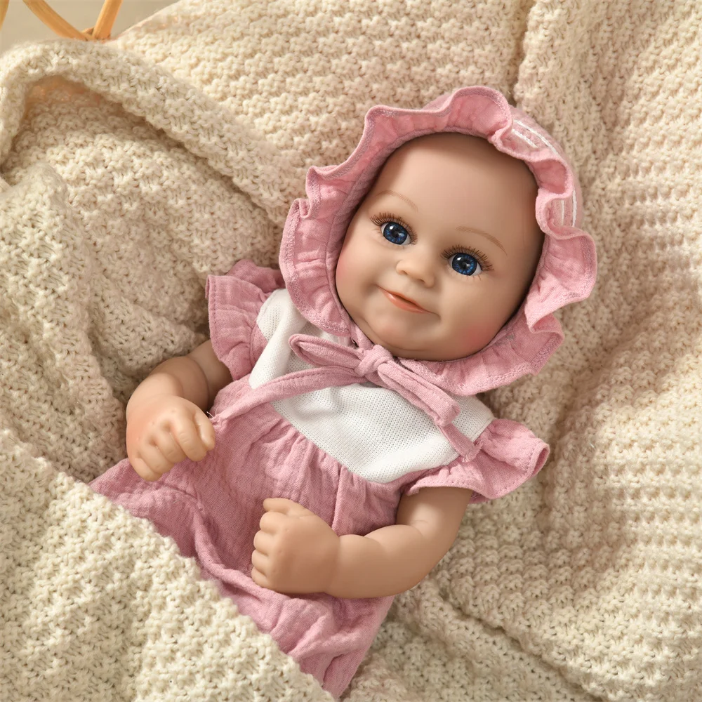 Reborn Puppenkleidung 16 Zoll 40cm Set Body Mütze Puppen Outfit Kleidung Zubehör Geschenk für Kinder zum Anziehen und Spielen Puppenzubehör Mini Puppe – Detail 4