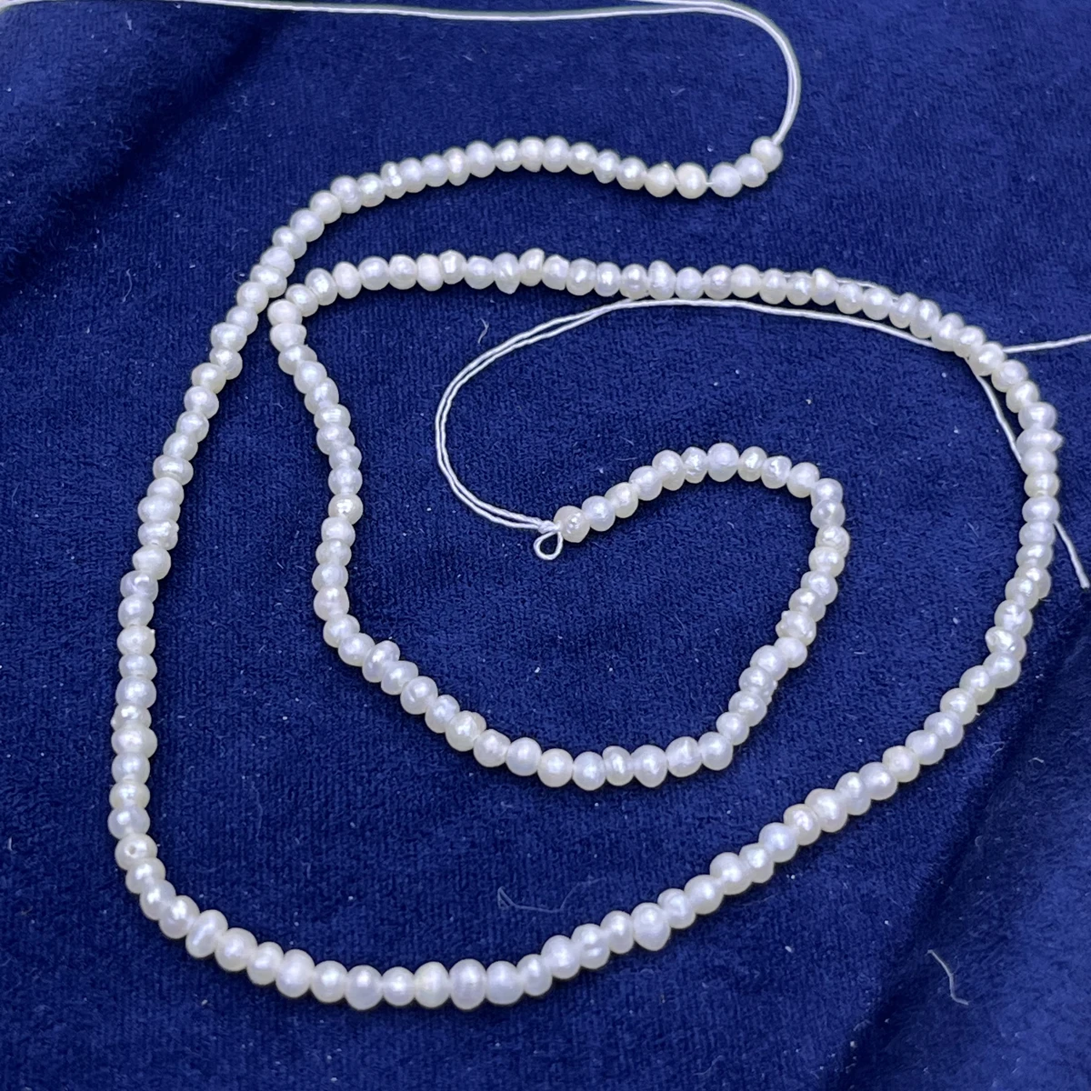 

1.8-2mm AA Natural Freshwater Small Near Round Bead Pearl Isolated Jewelry Make DIY Necklace Bracelet Accessories Wedding Women