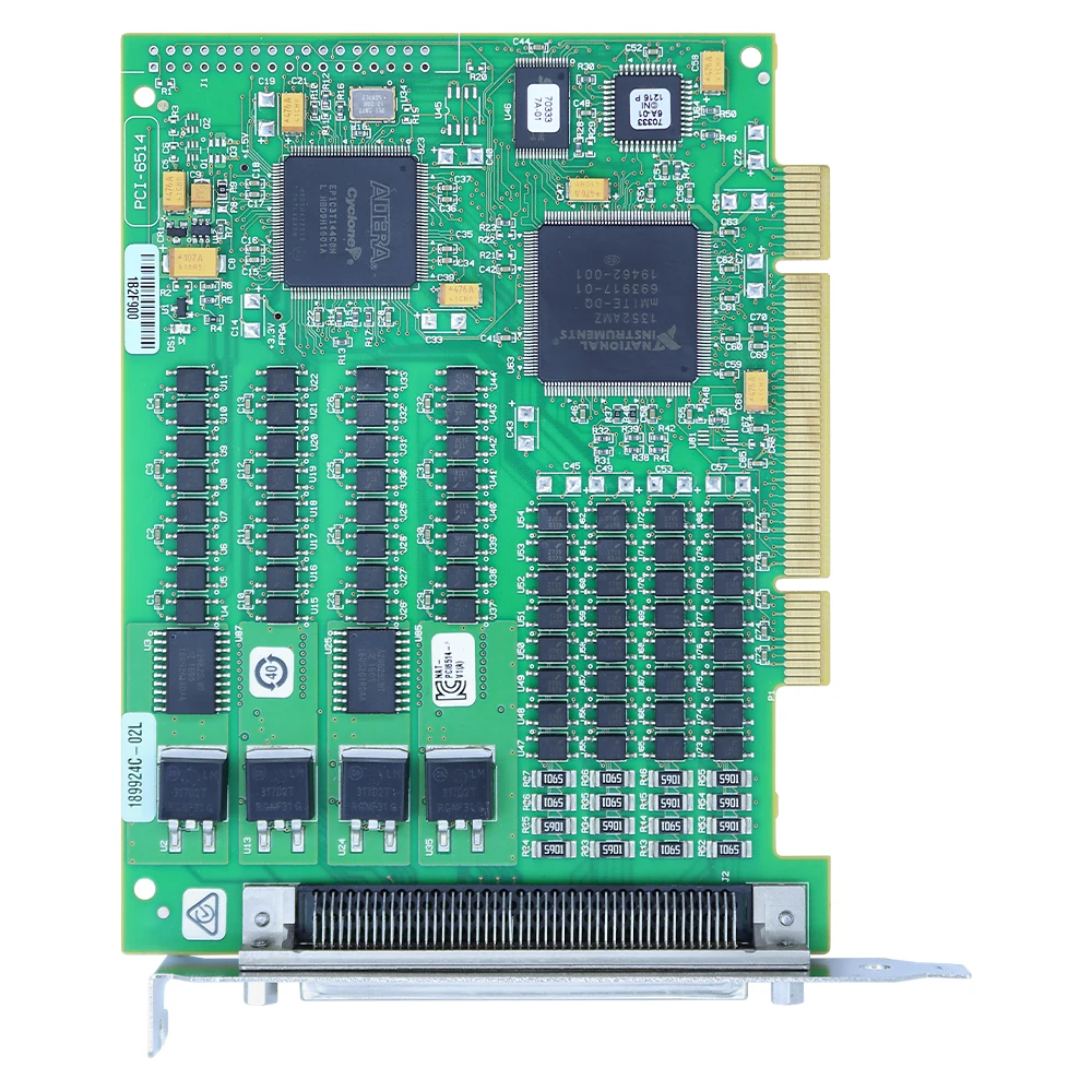 FOR NI PCI-6514 64-Channel ±30 VDC 32 Sink/Source Inputs 32 Source Output Bank-Isolated Digital I/O Card Genuine