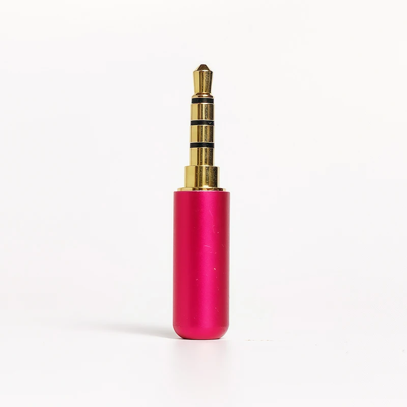 4/20/40pcs 3.5mm Stereo  TRRS (4-Pole) Solder Plugs - Gold Plated AUX Audio Connectors for DIY Headphone Repair