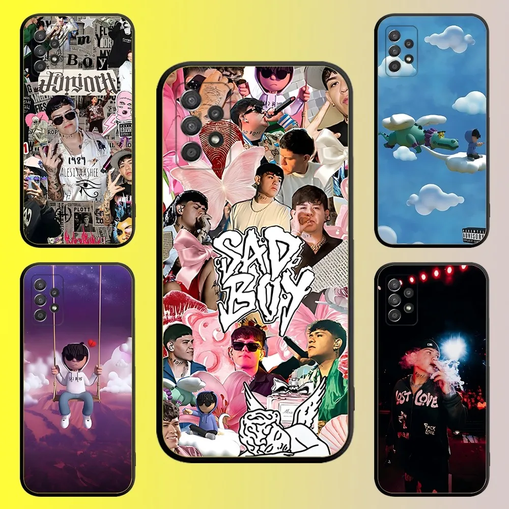 

Junior H Singer Phone Case For Samsung Galaxy A73 71 53 52 42 41 32 22 21 13 12 S E 4G 5G Soft Black Shell