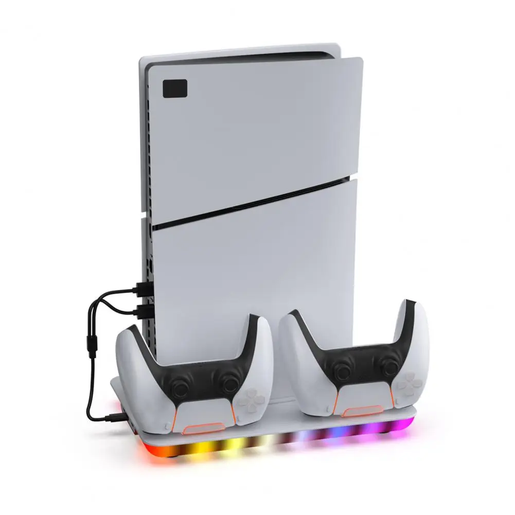 Base de charge à indicateur LED, station PS5 avec contrôleur de touristes, charge S6, ventilateur de location élevé, RVB dynamique, ultime pour amélioré