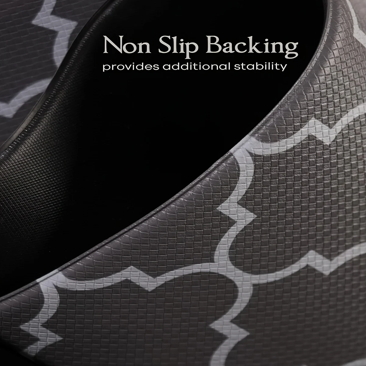 Anti-Fatigue Kitchen Mats Non-Slip Waterproof Kitchen Rugs and PVC Ergonomic Cushioning Rugs