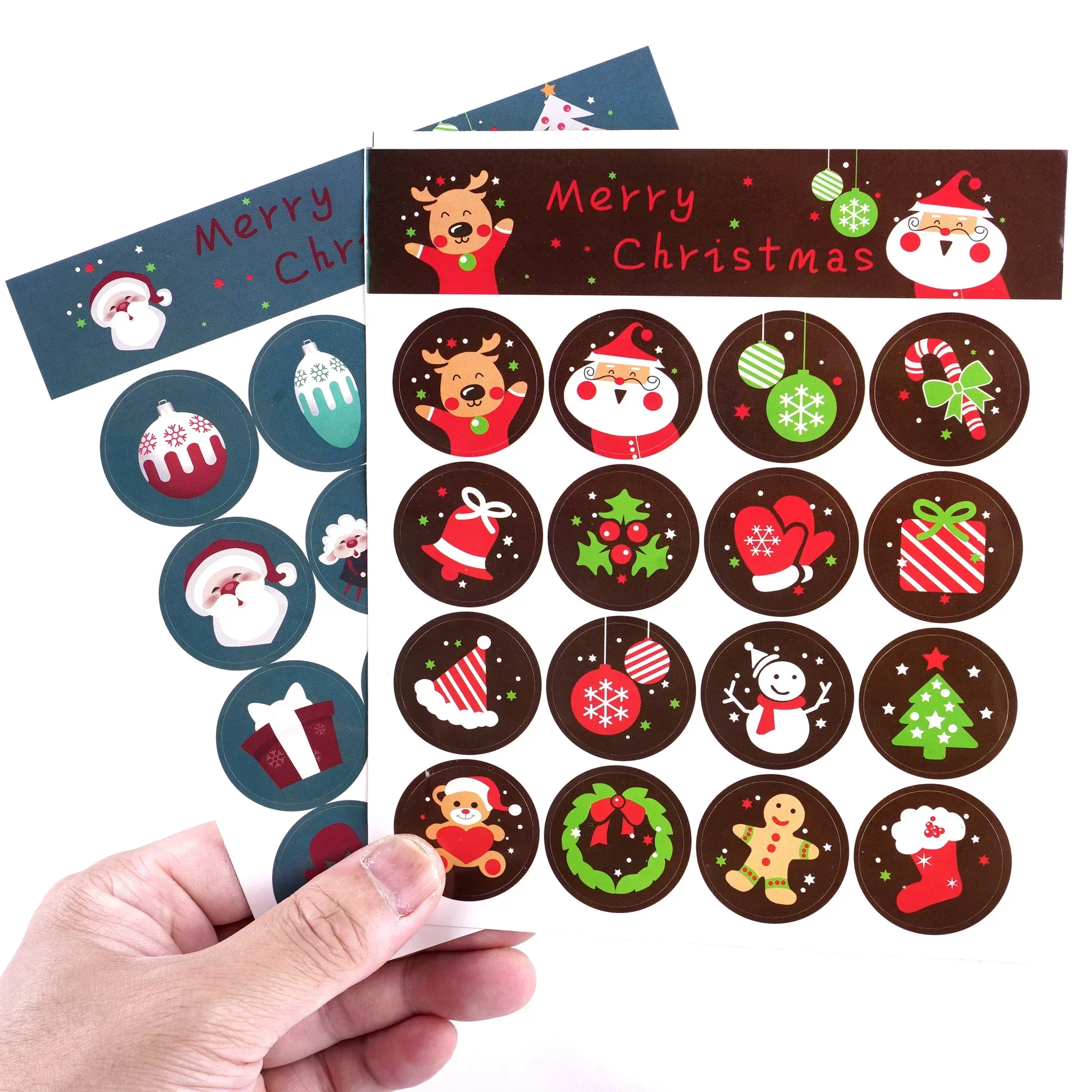 

Merry Christmas Stickers, Christmas element Stickers, Envelope Seals, sealing label, Gift Wrapping 160pcs/lot