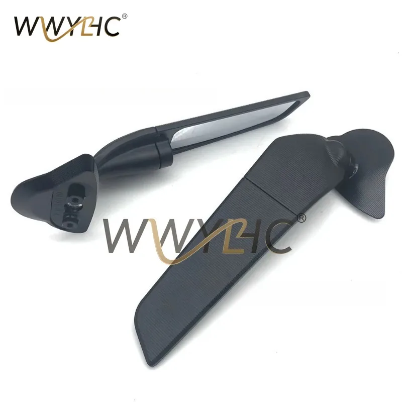 Suitable for YZF-R6 R7 Motorcycle Rearview Mirror, Fixed Wing Adjustable Rotating Reflector