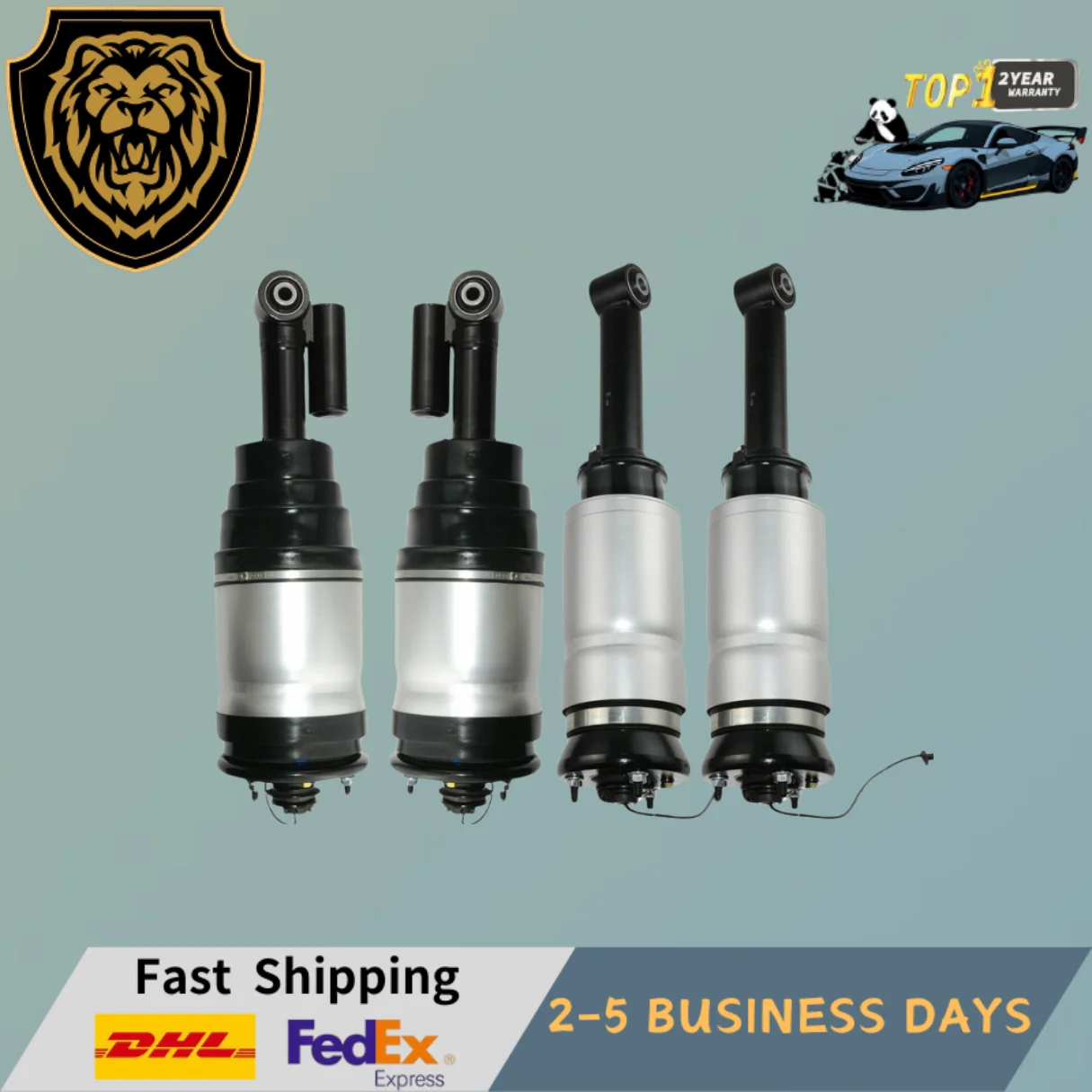 

4PCS Front Rear Air Shock Strut With ADS For Land Rover Range Rover Sport L320 5.0L 2010-13 LR052866 LR052867 LR020000 LR015020