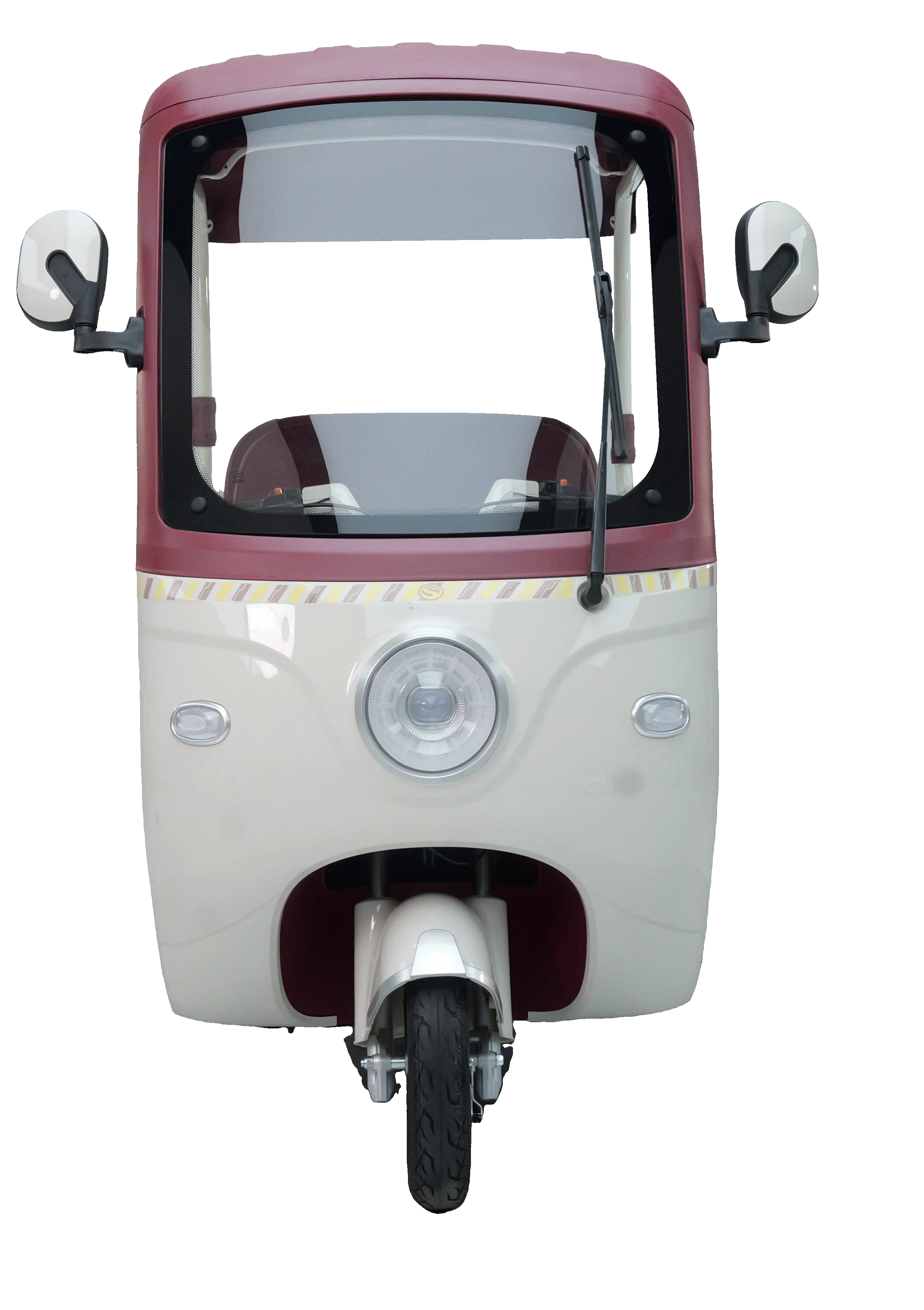 Short Trips Adult Thickened Frame Recreational Battery Operated Electric Tricycle Green Energy Powerful Motor Open Body Type