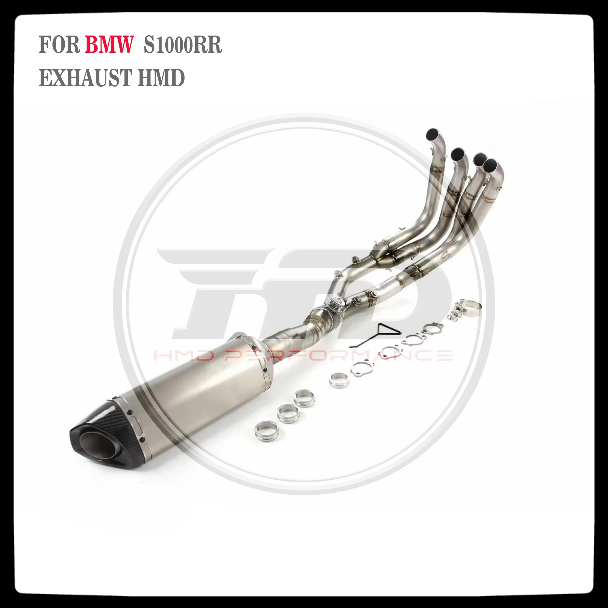 

HMD Titanium Motorcycle Exhaust System Performance Catback For BMW S1000RR Racing Muffler