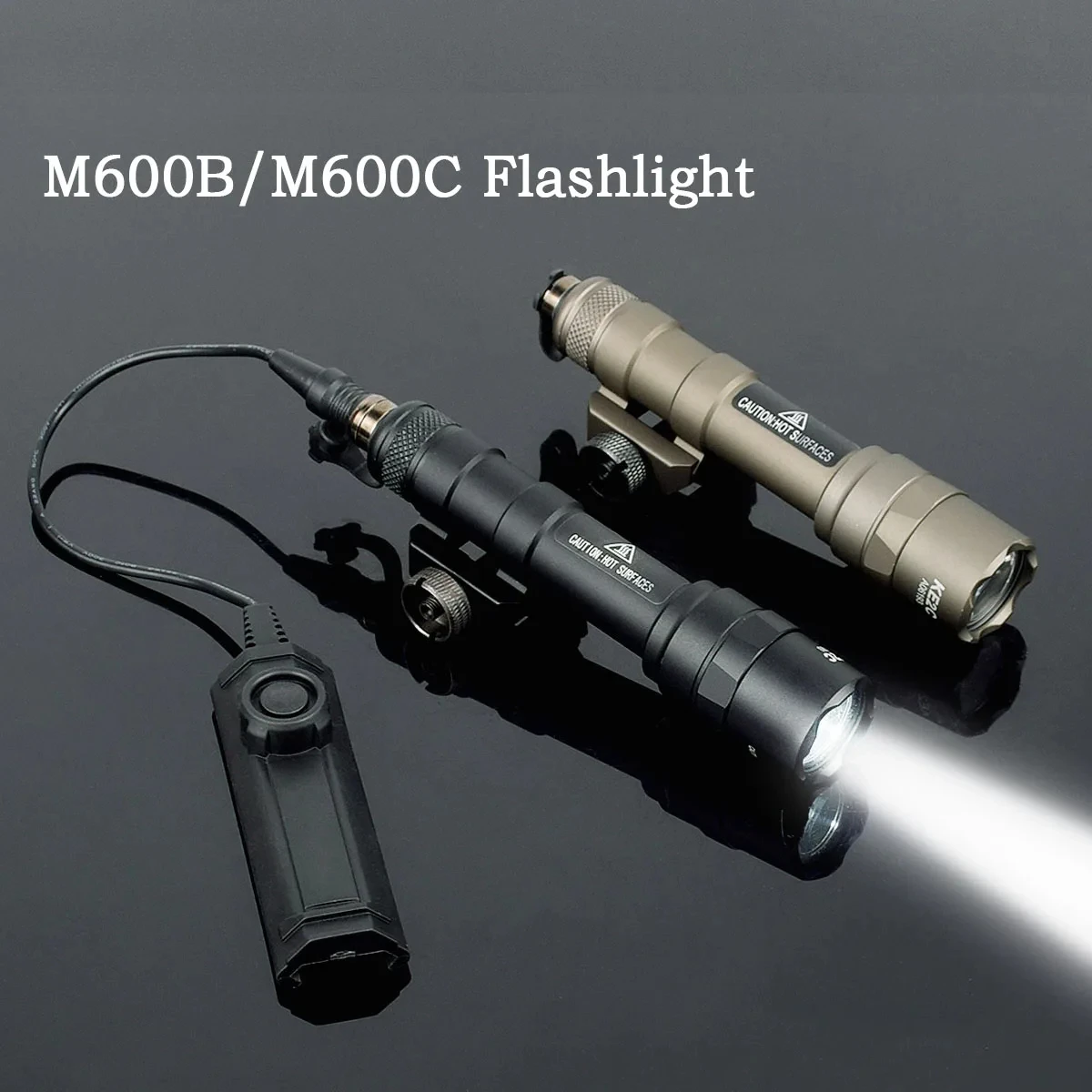 Tactical Scout Light SF M600 M600B M600C Dual Pressure Switch Airsoft AR15 Rifle Hunting Weapon Flashlight LED SF Gun Lamp