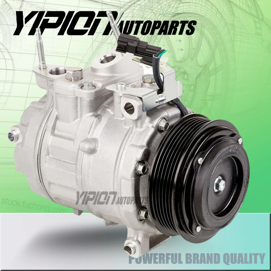 For AC Compressor Ford Edge 2.0L L4 2010-2018 447280-6161 CT4Z19703B 472806163 CT4319D629BA  447280-6163 CT4319D629BB CT4Z19703C