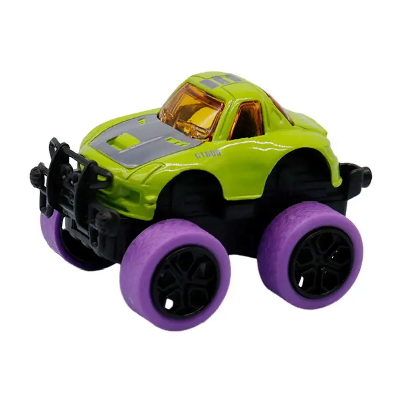 Pull Back Car Boy Car Toy Push And Go Inertia Toy Friction Powered Toy Car With Bright Colors For Old Kids