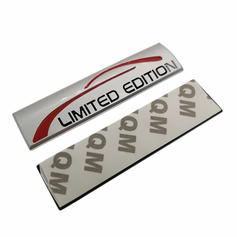 Car Styling Metal LIMITED EDITION Emblem Badge Car Sticker Decal for Audi Chevrolet Golf Polo Opel Toyota Mazda Nissan Hyundai