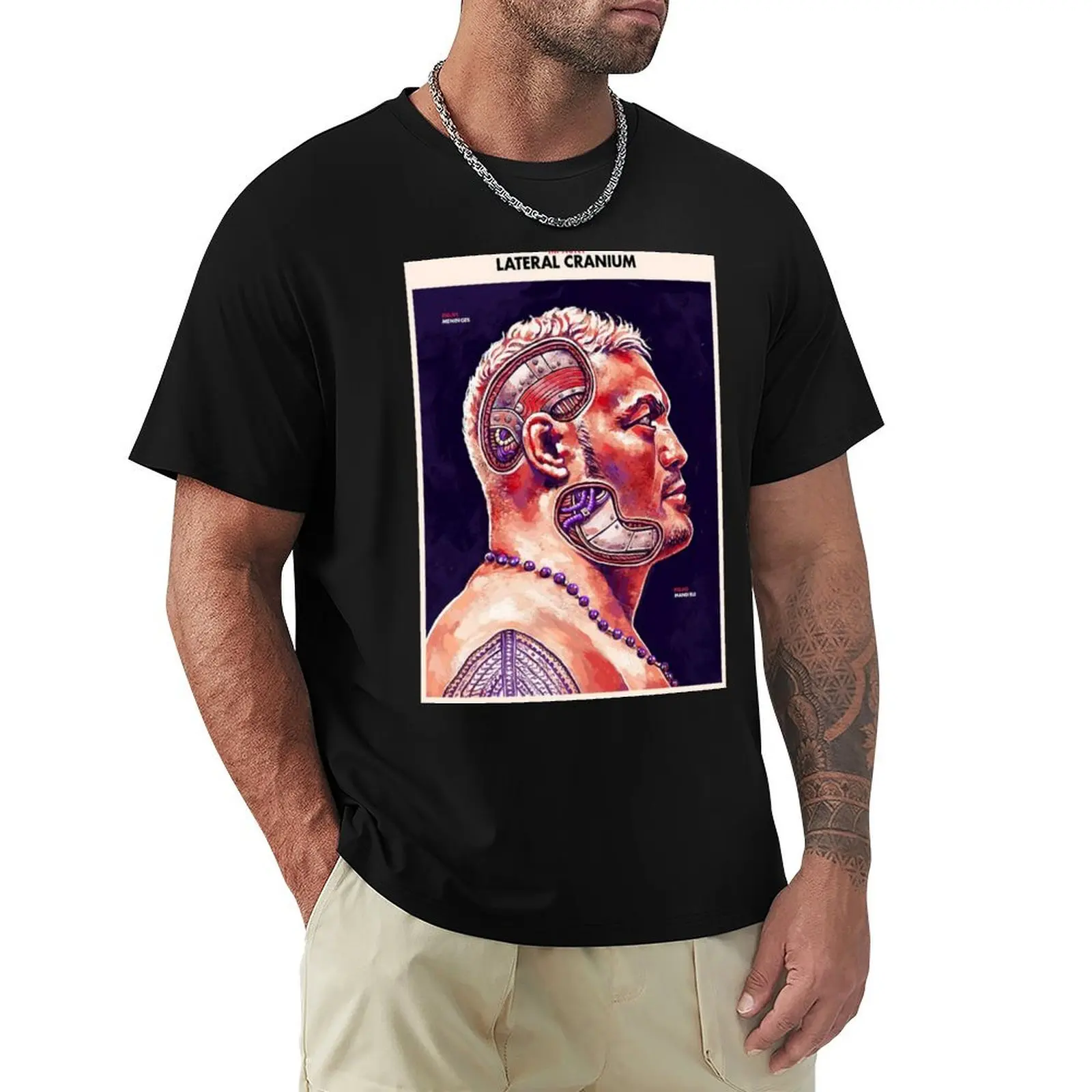 Mark Hunt - Lateral Cranium T-Shirt Work Basic Short Sleeve Top