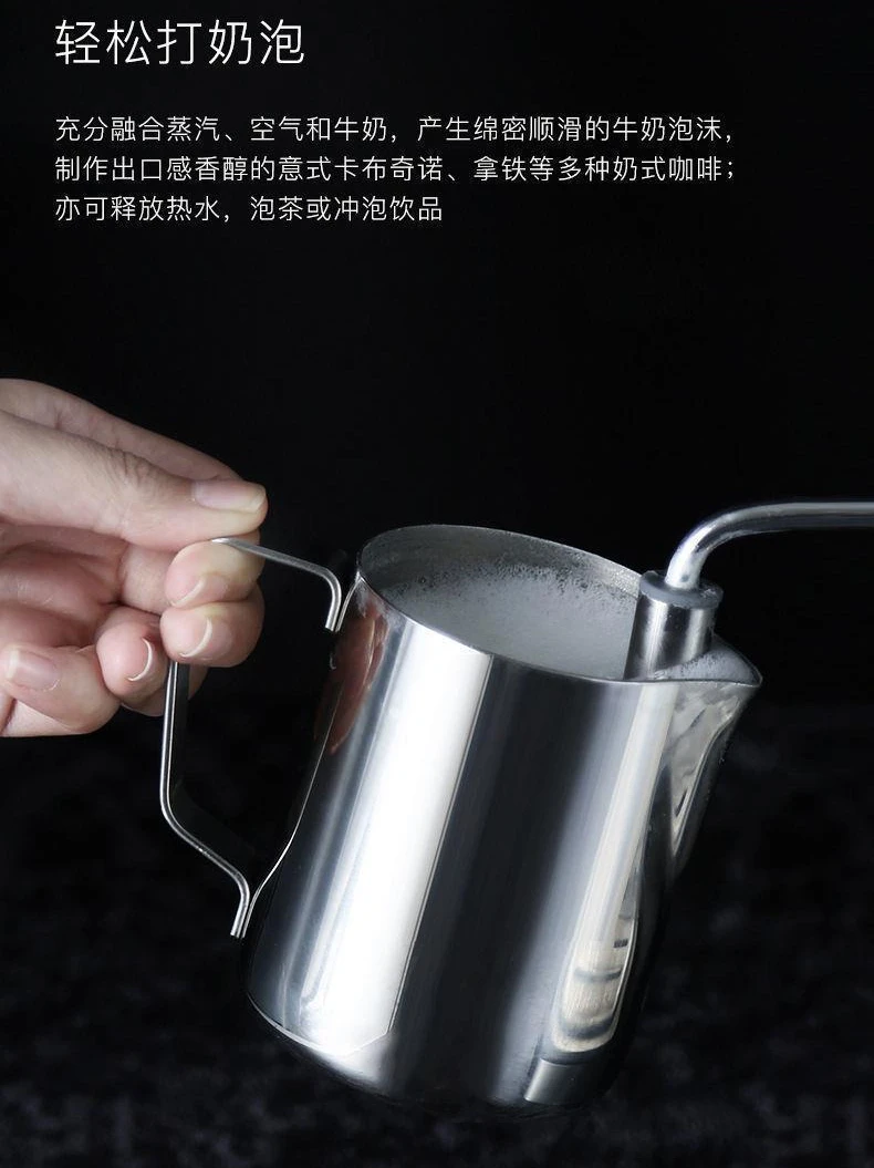 ماكينة القهوة الإيطالية المنزلية الصغيرة رغوة الحليب البخارية شبه الأوتوماتيكية الكاملة #2