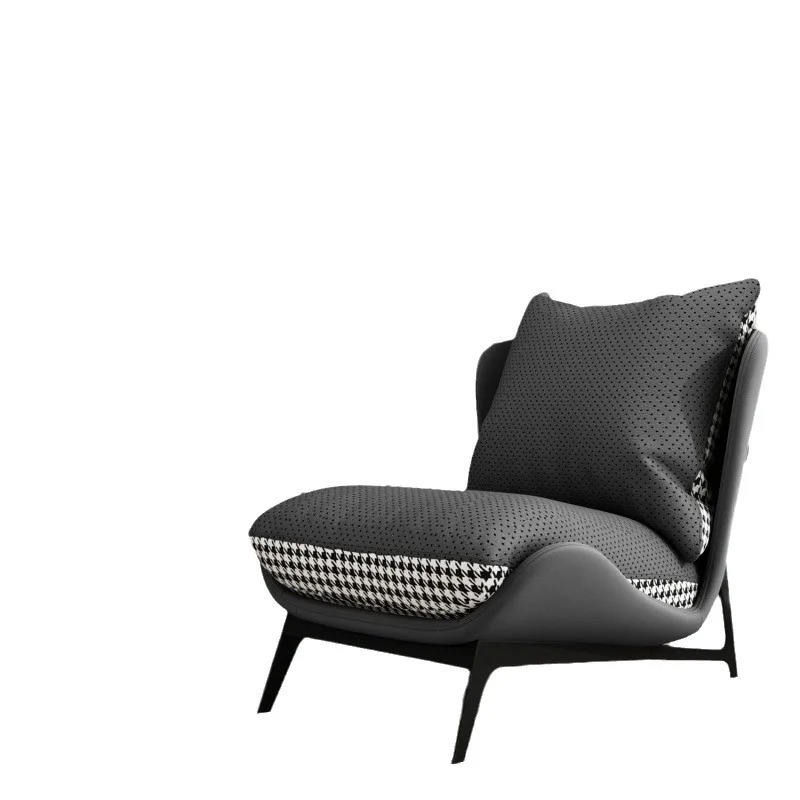 

Single sofa chair, Italian light luxury, small sofa, living room balcony, recliner and leisure chair