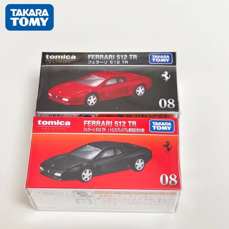 Takara Tomy Tomica - Coche Deportivo de Aleación Fundida a Presión Ferrari 512 Tr Tp08, Modelo Coleccionable para Entusiastas de la Colección y Exhibición