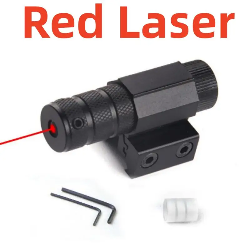 Tactical Red Green Dot Laser Sight Scope 11mm 20mm Adjustable Picatinny Rail Mount Rifle Pistol Airsoft Laser With Batteries