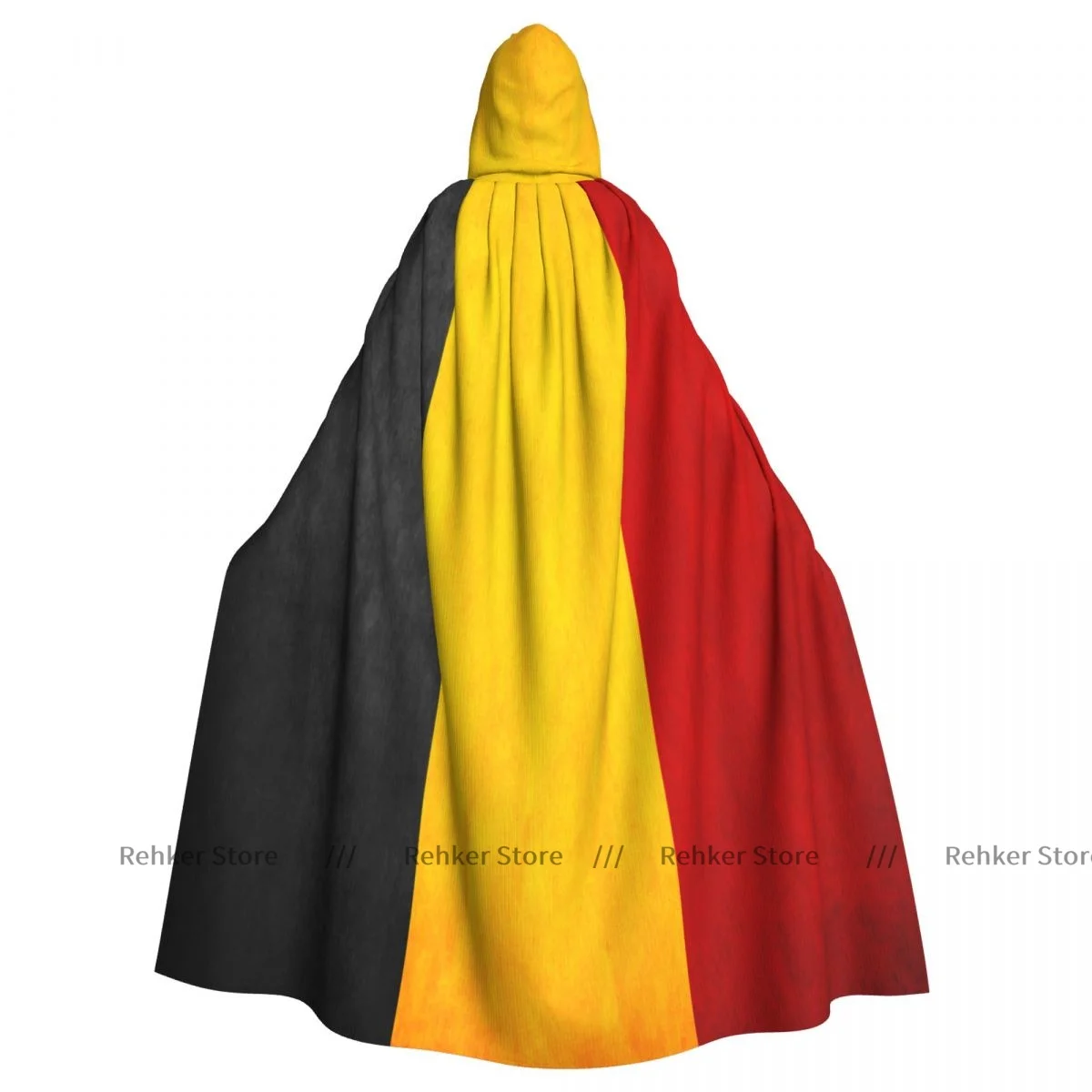 

Flag Of Belgium Cloak Hooded Cosplay Costume Halloween Adult Long Party Cape