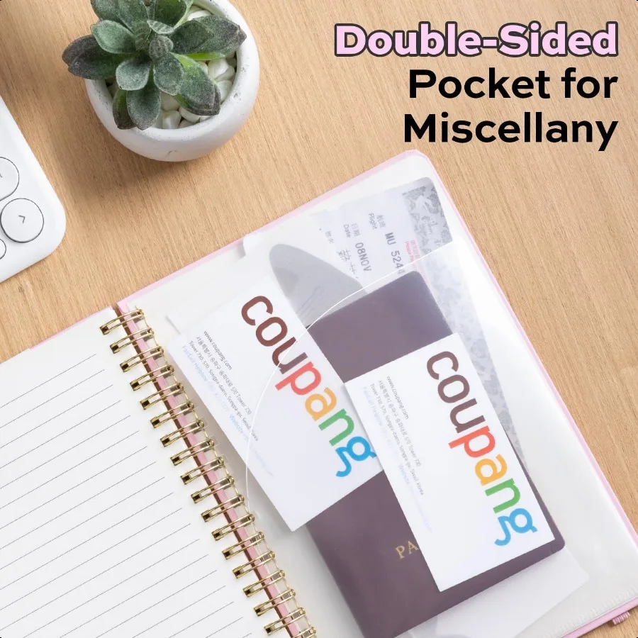 3팩 줄무늬 스파이럴 저널 노트북 160페이지 A5 5.5x8 하드커버 필기 노트북 대학 노트 스파이럴 바운드 저널 여성용