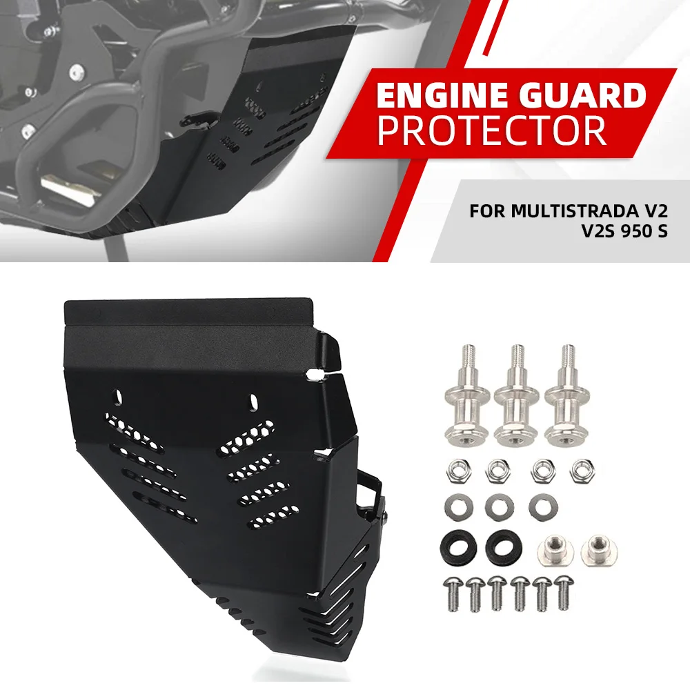 

Engine Guard Protector For Ducati MultiStrada V2 V2S MultiStrada 950 S 2019-2024 Engine Guard Baffle Engine Housing Protection