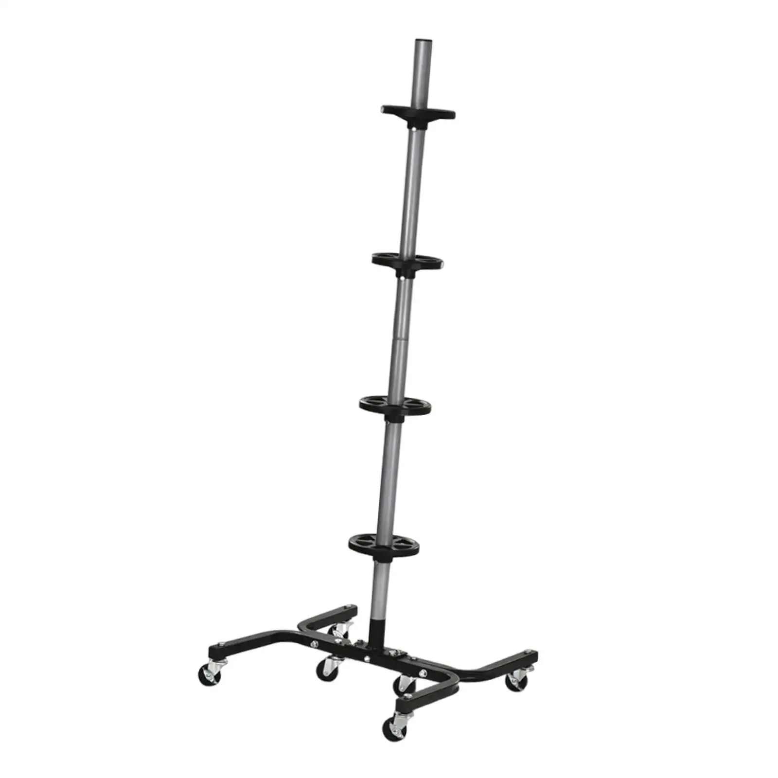 

Durable Tire Rack with Swivel Casters Heavy Duty Spare Wheel Support Stand for Vehicle Storage and Transport