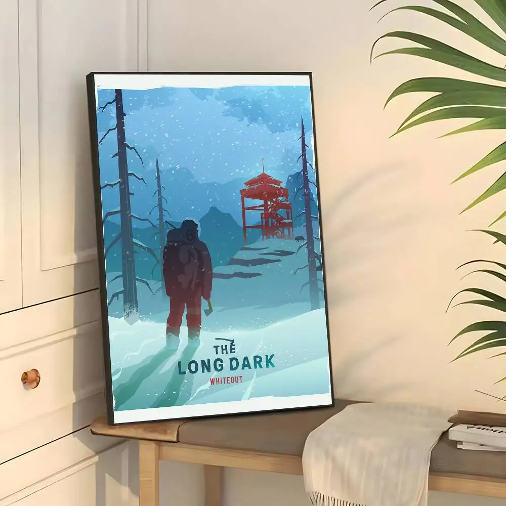 ملصق لعبة L-Long Dark جدار لاصق مقاوم للماء لغرفة المعيشة المنزلية وغرفة النوم والديكور الجمالي #6