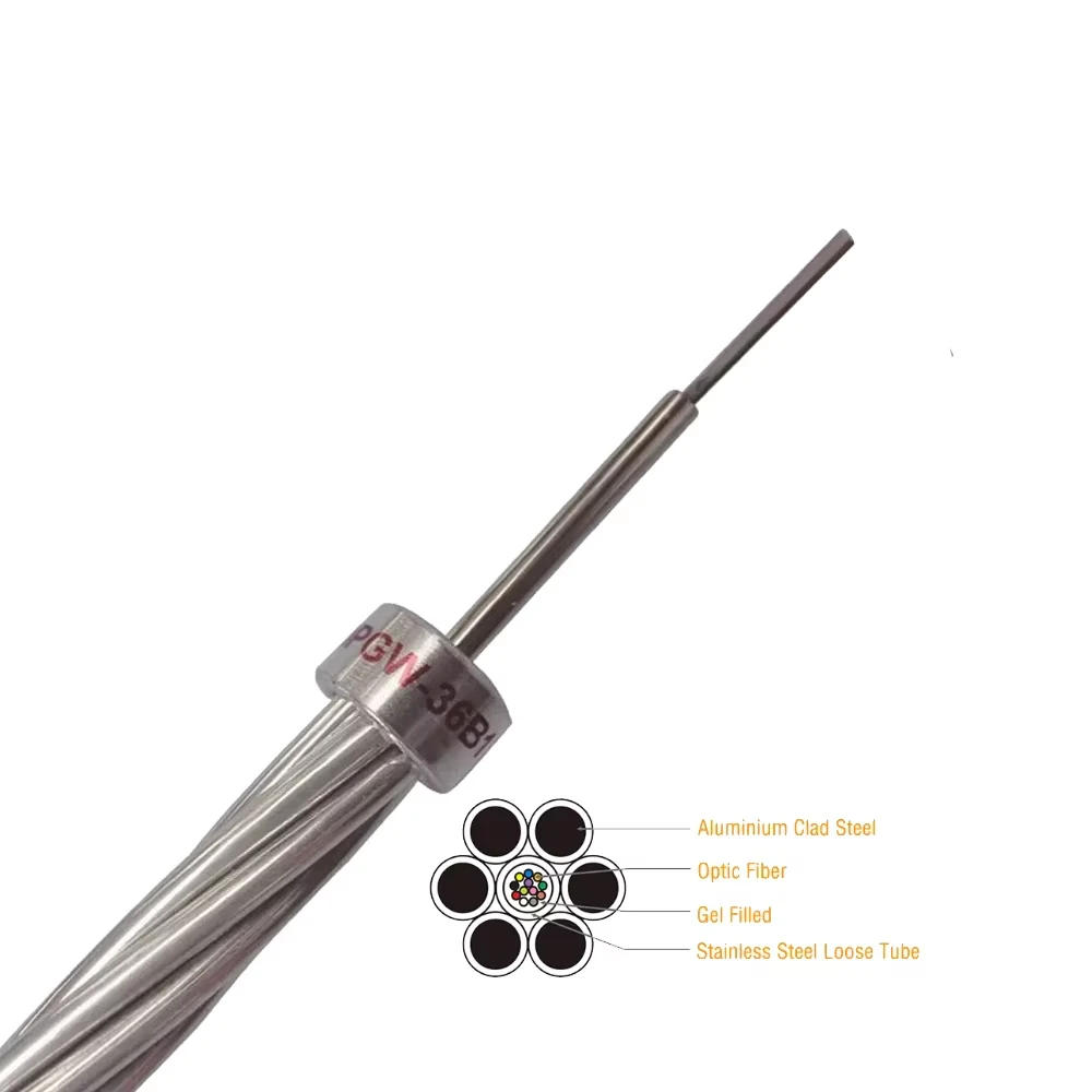 

Batch Sales OPGW Fiber Optic Cable 48F NTOFC-OPGW-48B1-68 [80.8;24.3]
