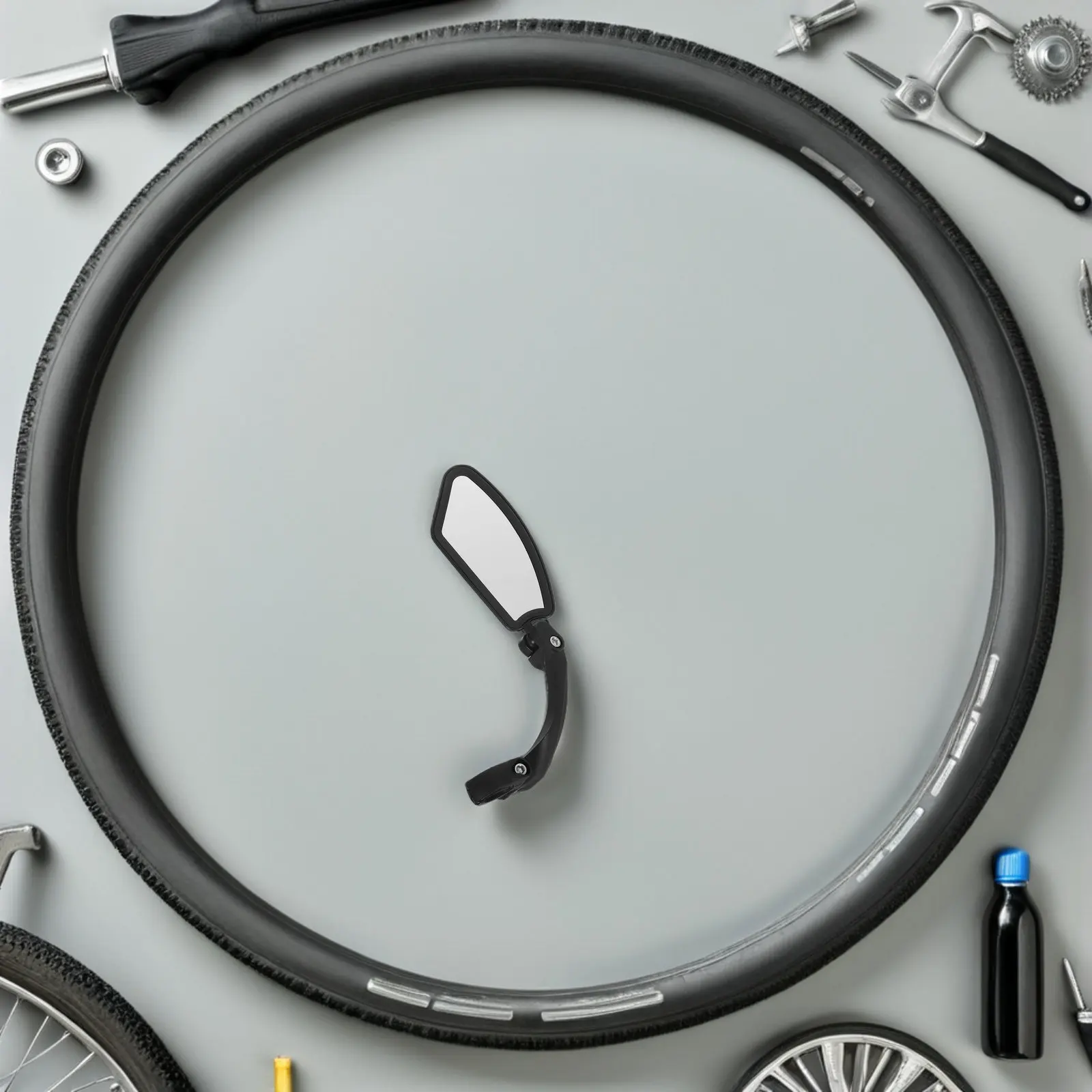 

Комплект из 2 зеркал заднего вида для велосипеда, HD, регулируемые, для электросамоката, мопеда, квадроцикла, снегохода, универсальные, на руль