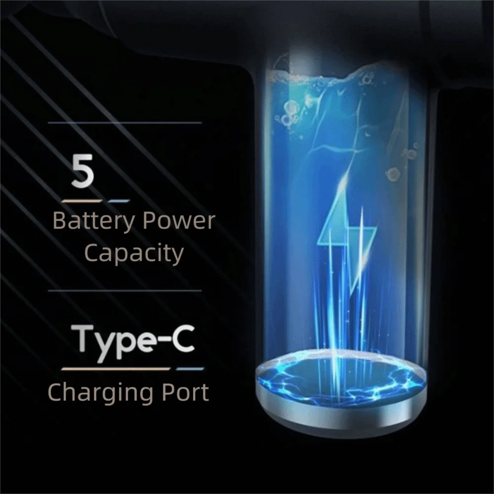 

32 режима, фасциальный массажер, ЖК-дисплей, релаксация тела, массажер для мышц, зарядка через USB с 4 массажными головками, массажер для тела