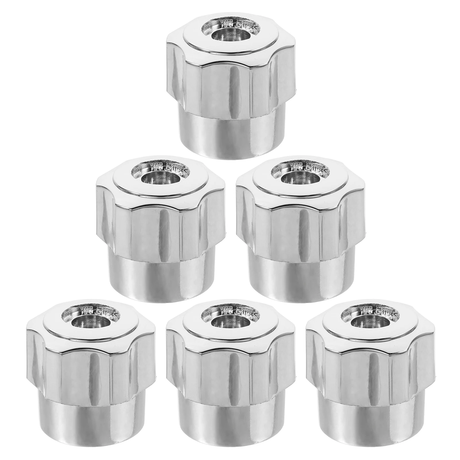 

6 шт., сменная ручка для смесителя из алюминиевого сплава, ручки для душа для ванны, универсальные ручки для углового клапана, прочная ванна для ванной комнаты и кухни