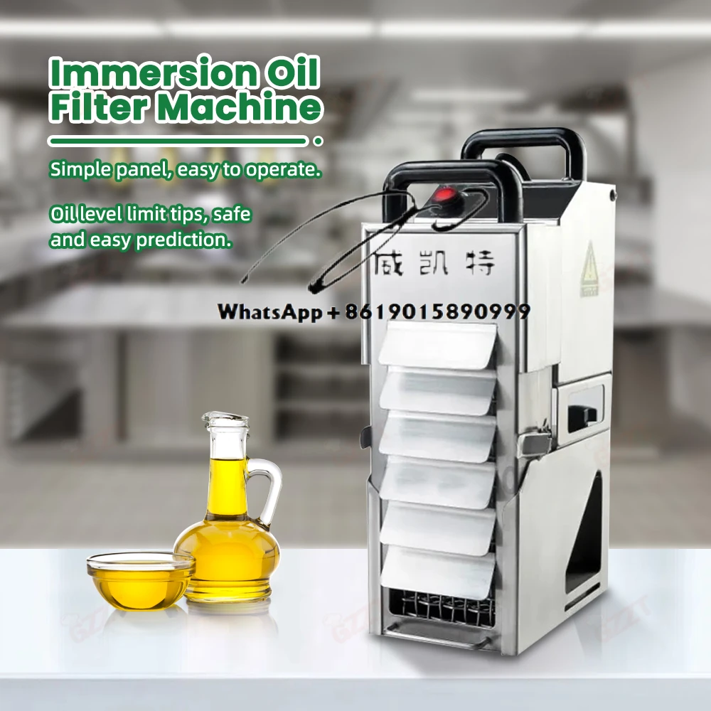 

Factory Good Price CE ETL NSF Commercial Used Industrial Pressure Deep Fryer Oil Filter Machine Durable Edible Oil Pump Filter