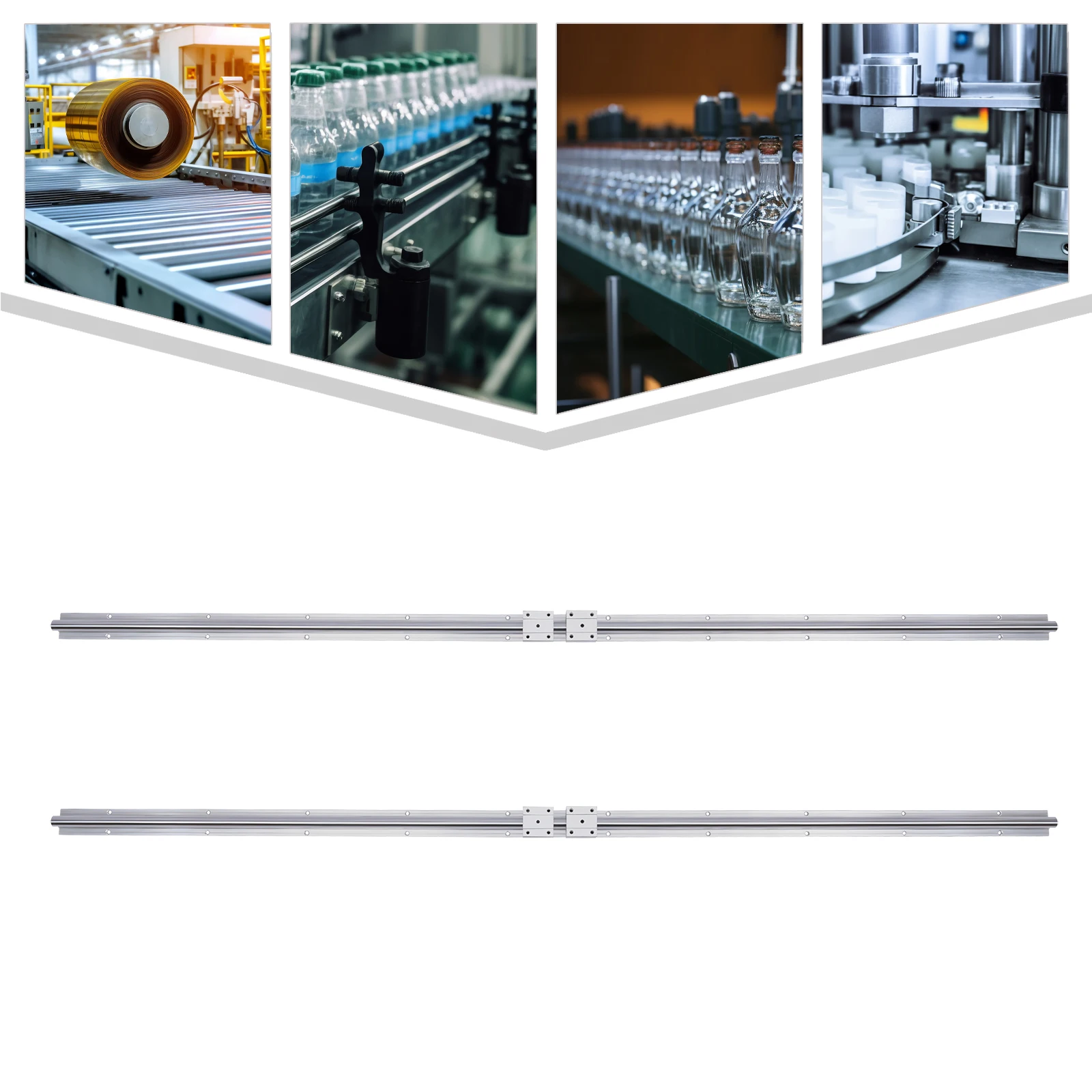 2X SBR16 L1500MM LINEAR GUIDE RAIL