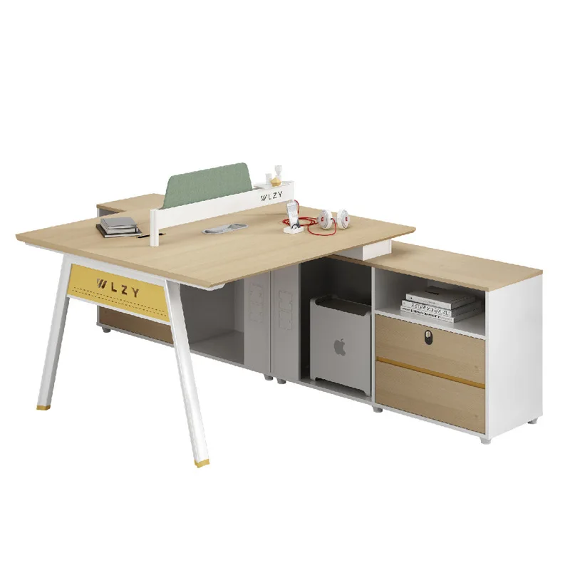 Environmental protection staff table, desk combination designer, single four-person supervisor, screen workstation, financial