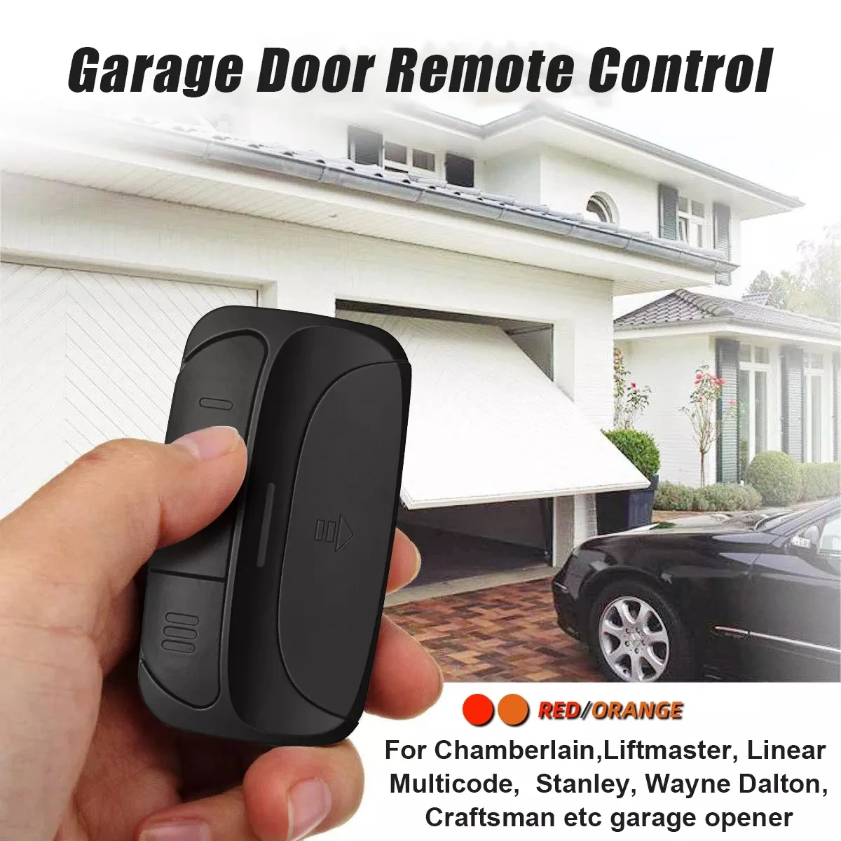 Imagem -04 - Transmissor de Controle Remoto para Porta da Garagem Aprenda Botão Comando Gate Control Roxo 371lm 373lm 315mhz